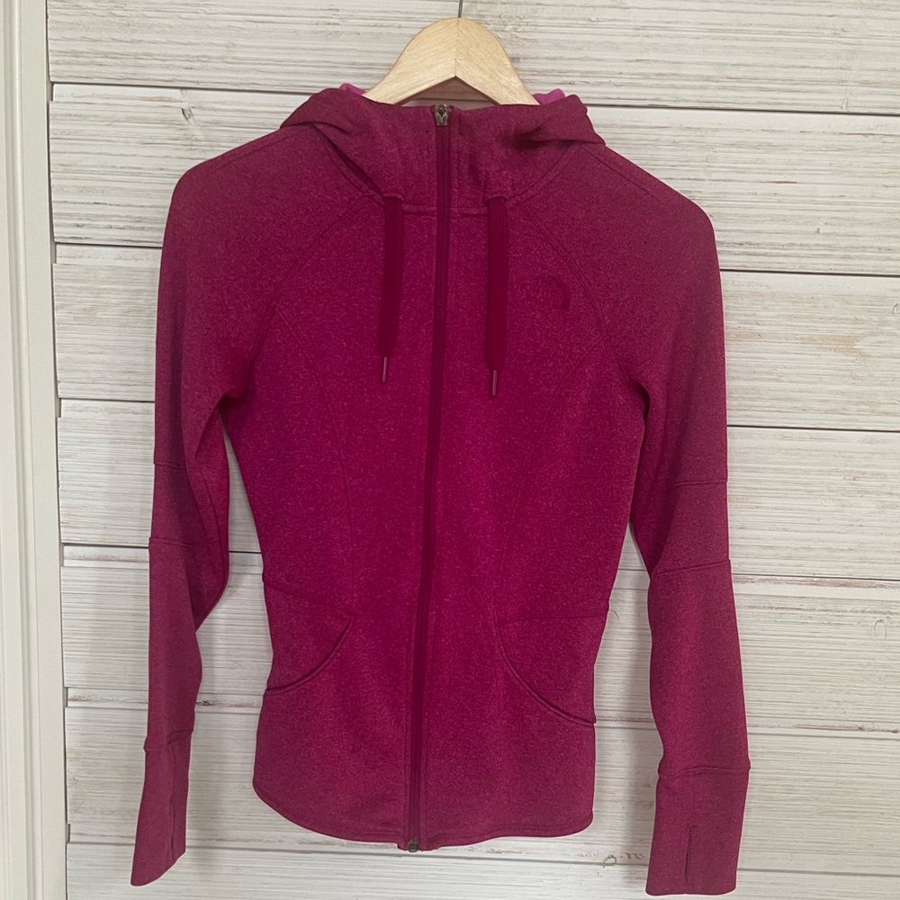 North face hooded light jacket